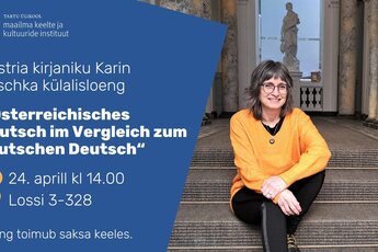 Karin Peschka külalisloeng Austria saksa keelest 24.04
